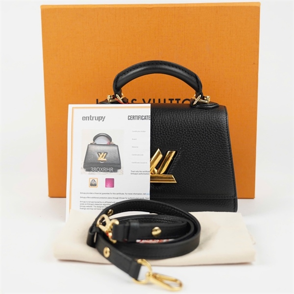 Túi LV Twist đen sz20 +