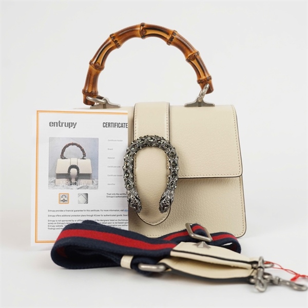 Túi GG Dionysus trắng (D03017506) sz20+