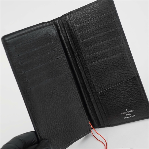 Ví LV ô vuông đen gập 2 (SP2029) (A-T) KG+