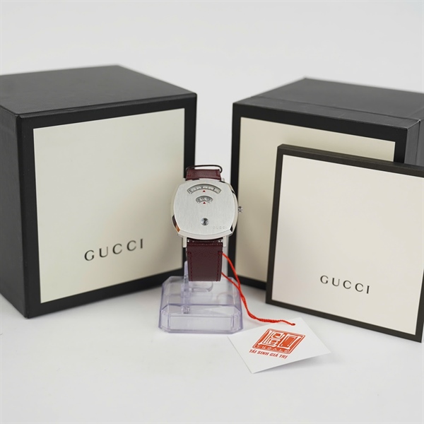 Đồng hồ GG mặt vuông dây nâu (19326536) sz40 KG+