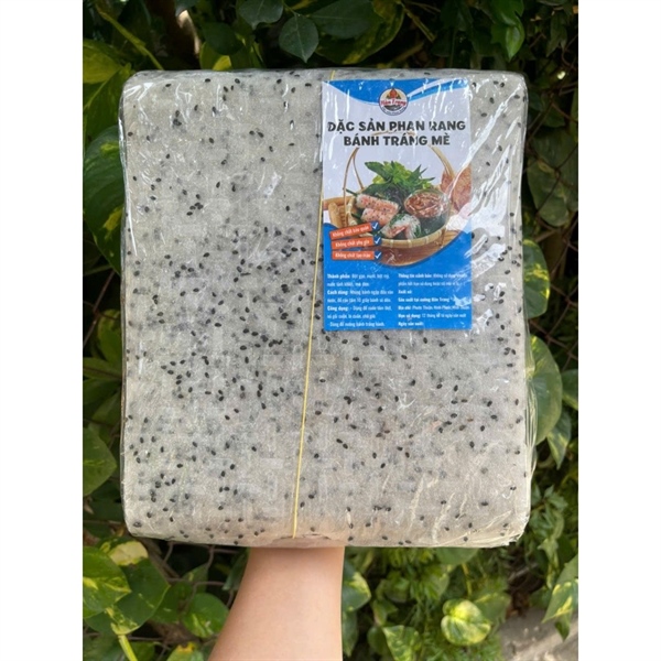 Bánh tráng nhúng mè đen ~1kg (+- 100g)