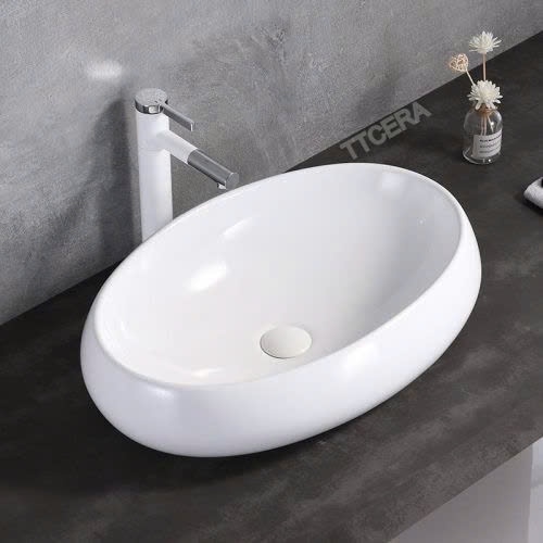 Chậu Lavabo Đặt Bàn Hình Elip LC2208 OV