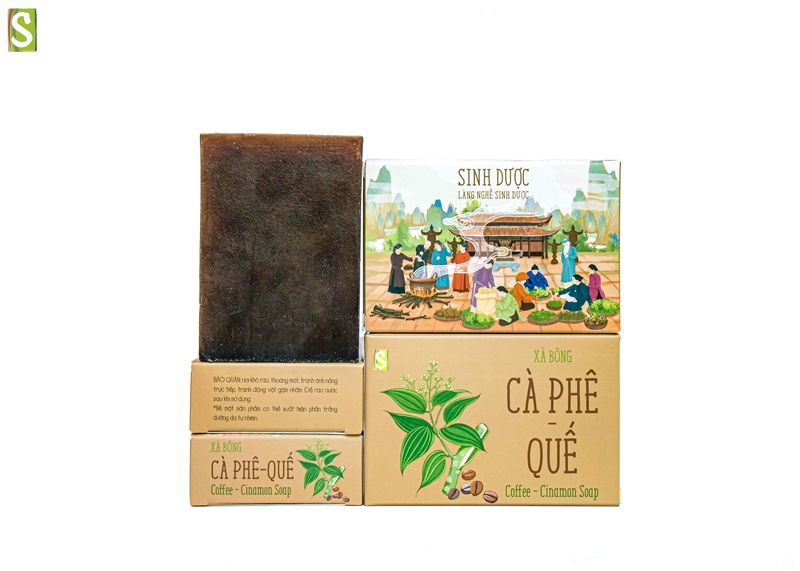 Xà bông Cà Phê - Quế - Coffee & Cinamon Soap 110g