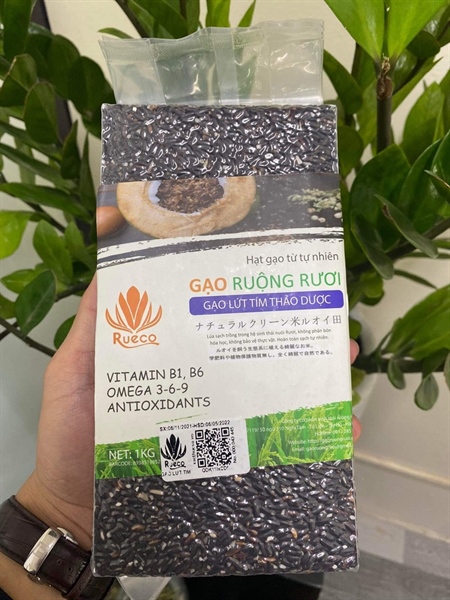 Gạo tím thảo dược 1kg