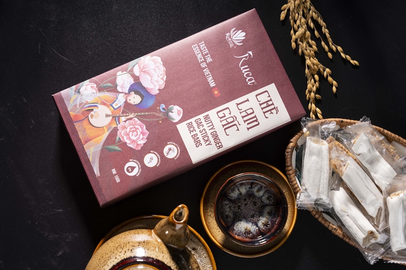 Hộp quà chè lam gấc