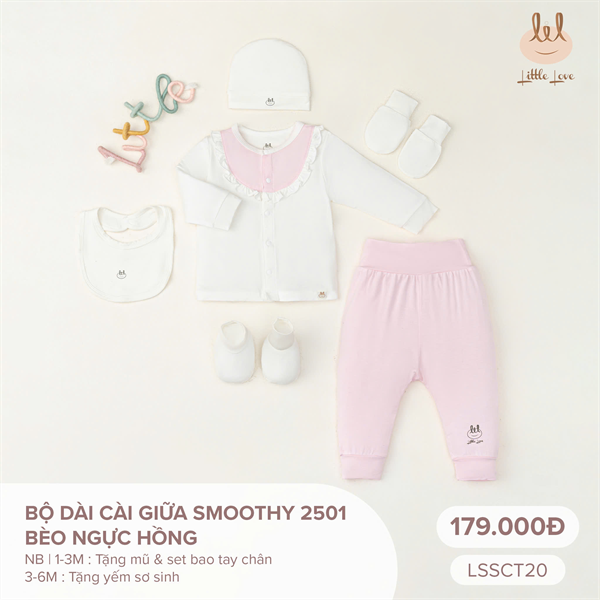 SCT200 - NB/6M Bộ dài cài giữa Smoothy