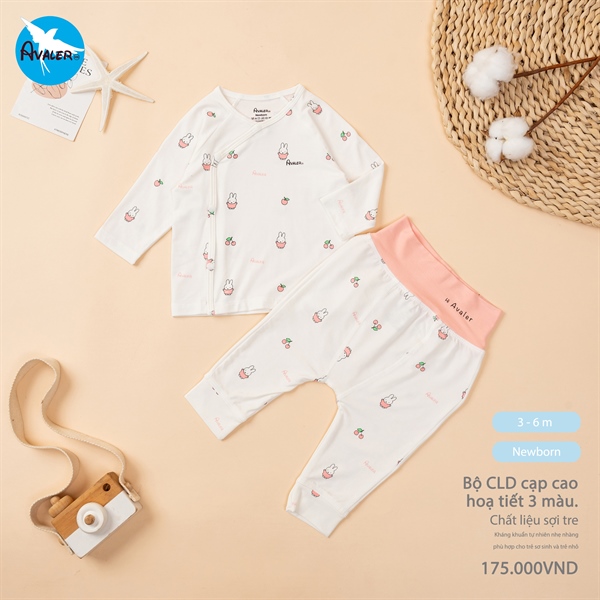 AV058 - NB/6M Bộ dài cài lệch cạp cao HT