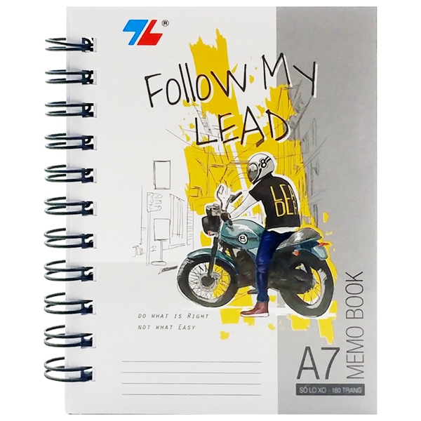 Sổ Lò Xo A7 Kẻ Ngang 160 Trang 70gsm - Thiên Long MB-001 L5