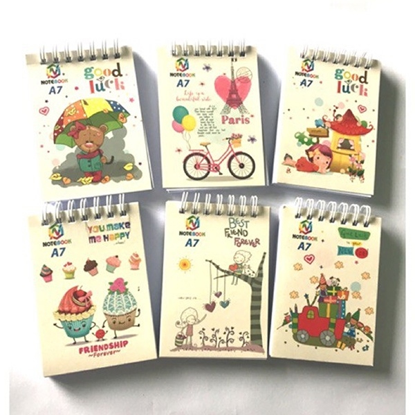 Sổ lò xo A7 200 trang Hải Tiến Bussiness 70gsm