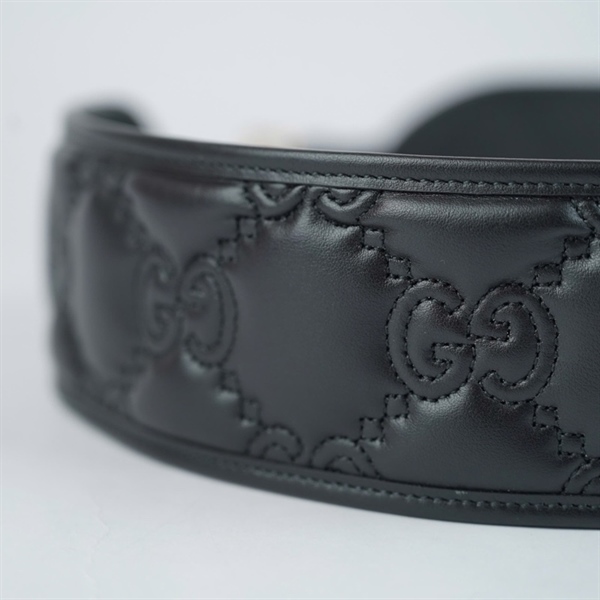 Thắt lưng GG đen bản 7cm dài 98cm +