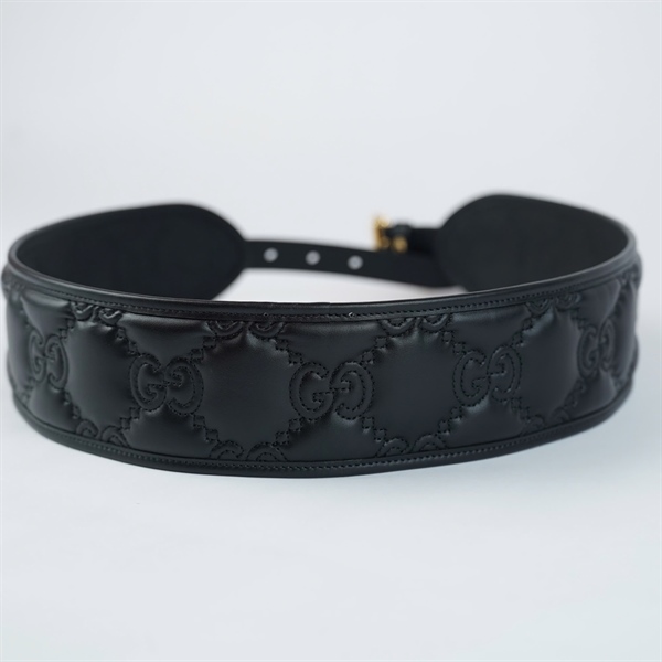 Thắt lưng GG đen bản 7cm dài 98cm +