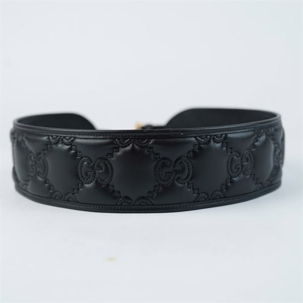 Thắt lưng GG đen bản 7cm dài 98cm +