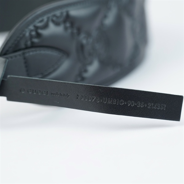 Thắt lưng GG đen bản 7cm dài 98cm +