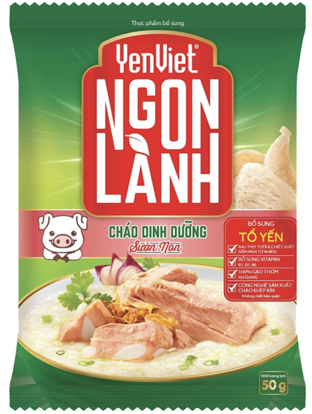Cháo dinh dưỡng Yến Việt sườn non