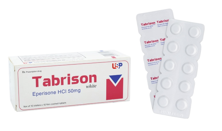 Tabrison White Eperison HCl 50mg USP (H/100V)