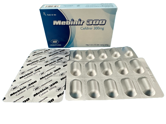 Mebinir 300 Cefdinir 300mg Mebiphar (H/30V)