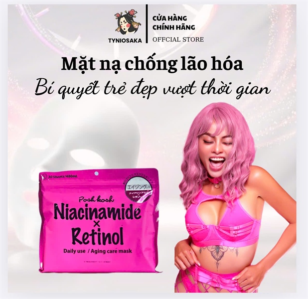 Mặt Nạ Posh Kosh AG Mask - Hỗ Trợ Giảm Lão Hoá