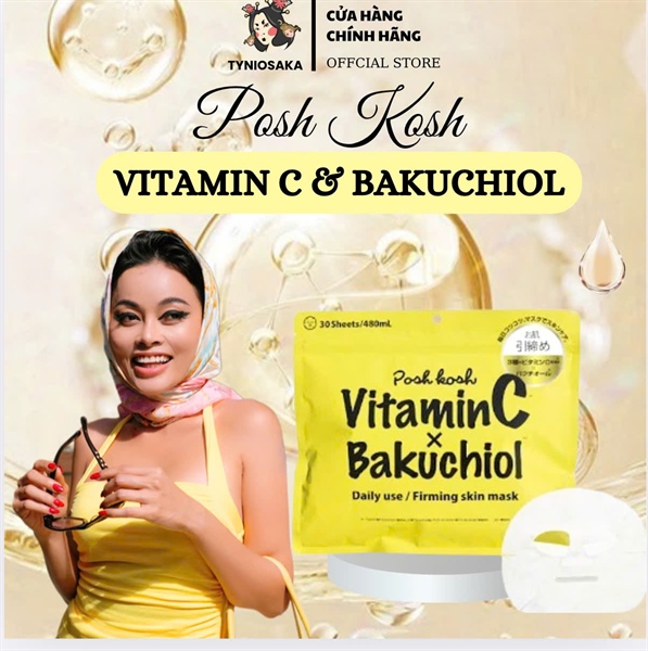 Mặt nạ săn chắc da Vitamin C Bakuchiol FR