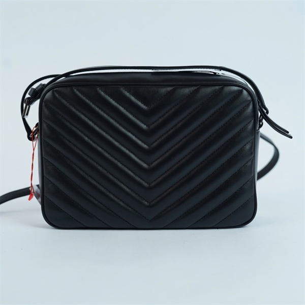 Túi YSL Loulou Camera Bag đen kèm charm (FLY612544-0122) sz23 KG+