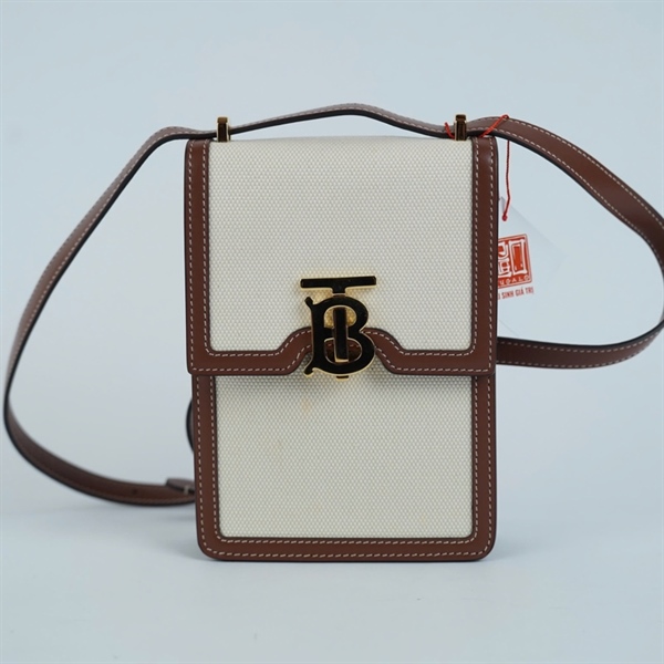 Túi BBR trắng viền nâu sz13 KG+