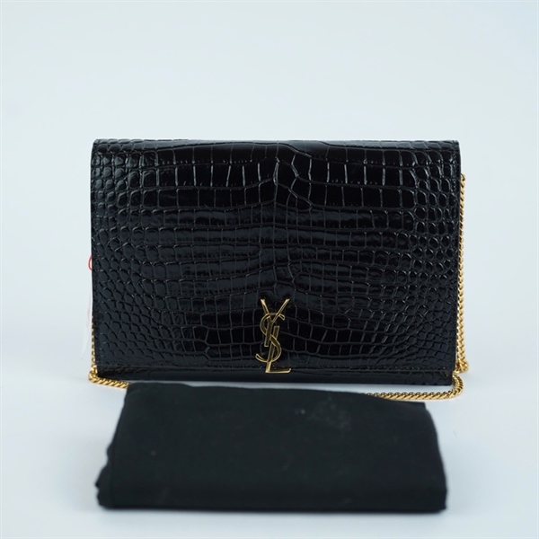 Túi YSL đen (GUE669921-0122) sz19 KG+