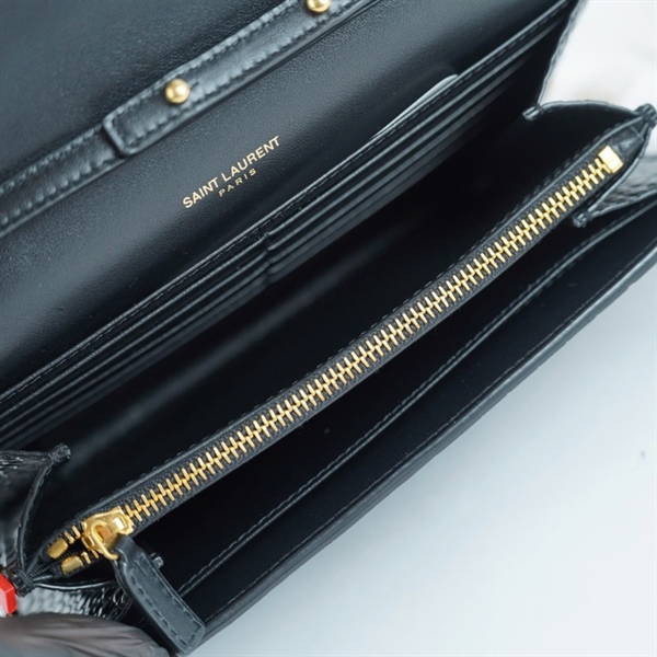 Túi YSL đen (GUE669921-0122) sz19 KG+