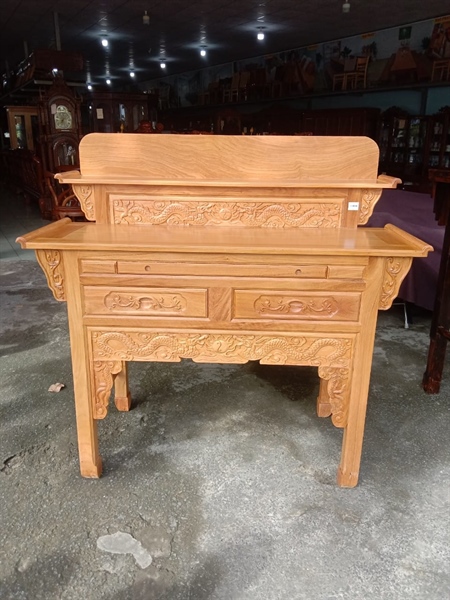 BÀN CÚNG 2T GÕ ĐỎ 154