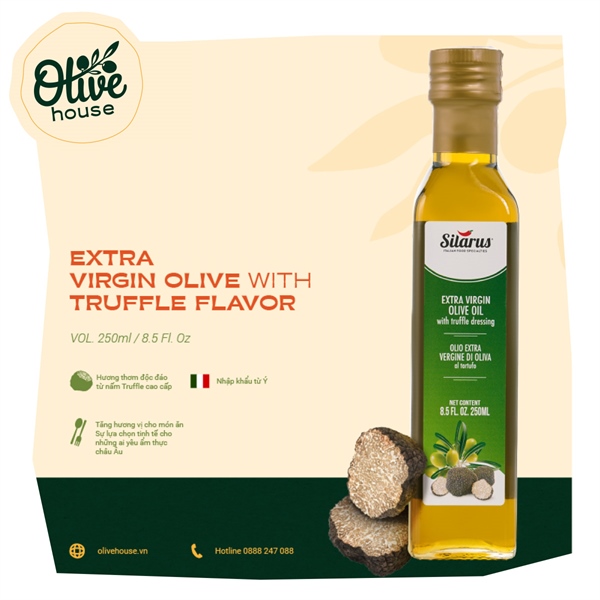 Dầu Olive Nguyên Chất Vị Nấm 250ml