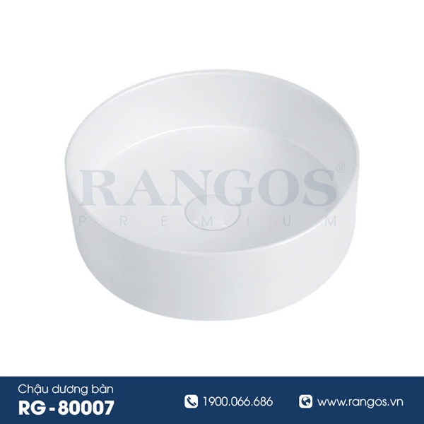 Chậu rửa lavabo đặt bàn Rangos RG-80007