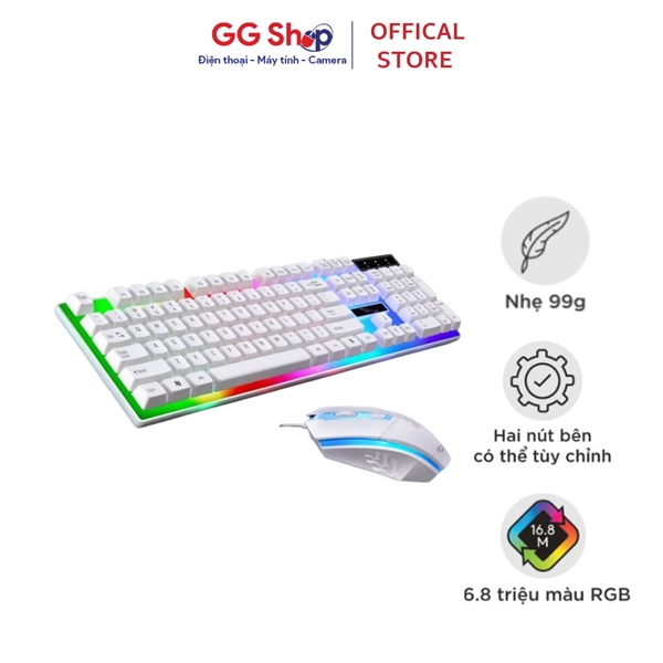 Combo Phím Chuột Giả Cơ Có Led