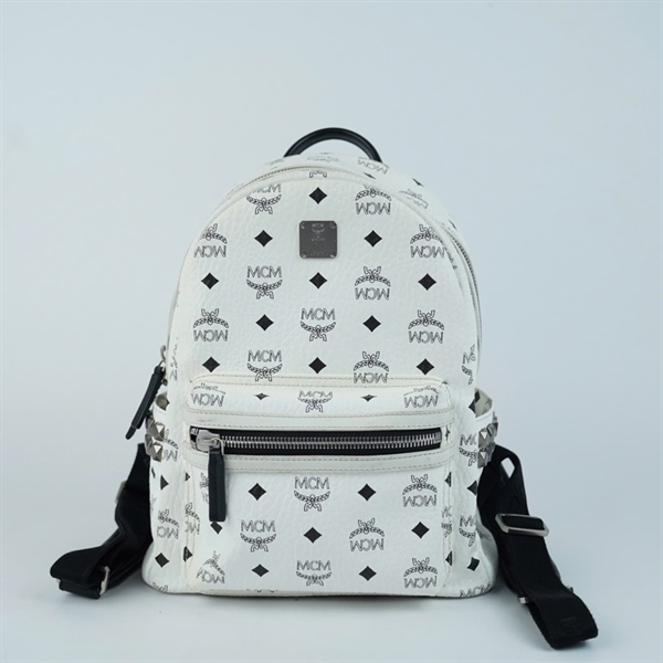 Balo MCM trắng KG+