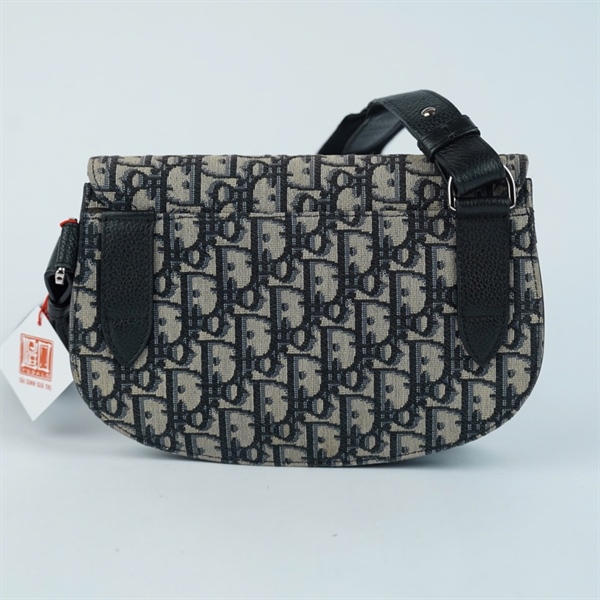 Túi Dior Saddle xám (19-BO-1200) sz23 KG+