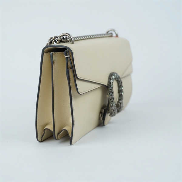 Túi GG Dionysus trắng (400249-493079) sz28 (HC) +