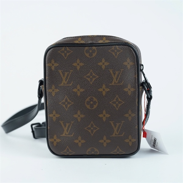 Túi LV Christopher hoa nâu sz14 KG+