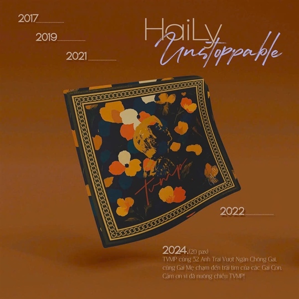 KHĂN VUÔNG HAILY UNSTOPPABLE
