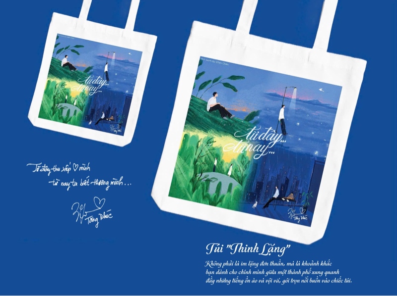 Túi Tote Ep "từ đây từ nay"
