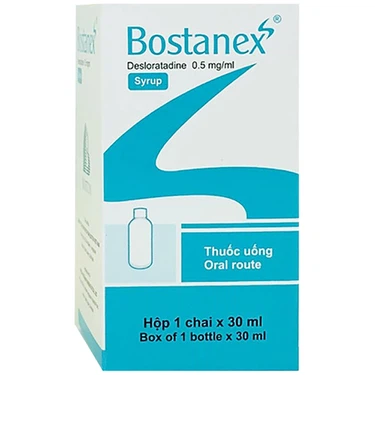 Thuốc Bostanex Boston giảm viêm mũi dị ứng, nổi mày đay (30ml)