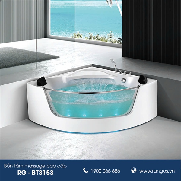 BỒN TẮM MASSAGE CAO CẤP RG-BT3153