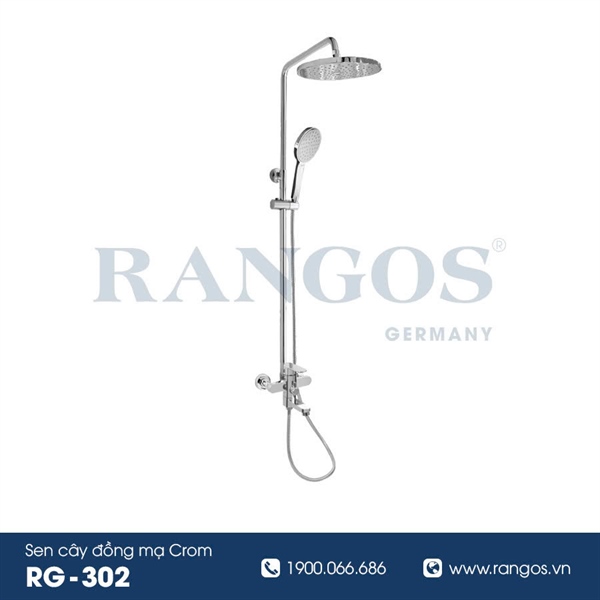Sen cây đồng mạ crom cao cấp Rangos RG-302