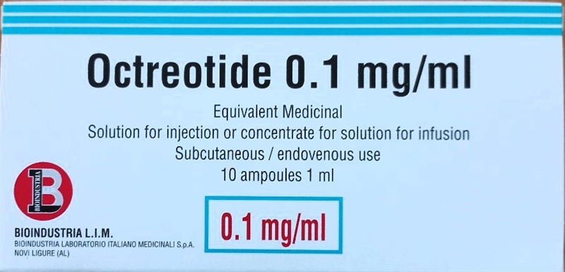 Octreotide 0,1 mg/ml (Hộp 10 ống 1ml) - Ý
