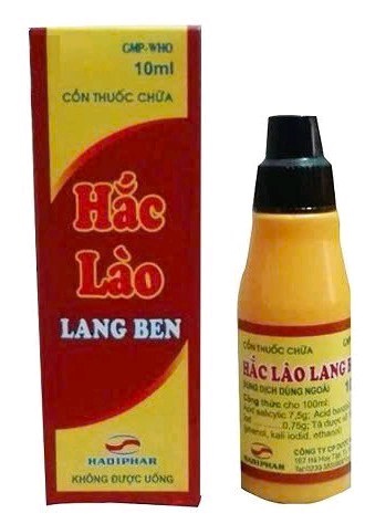 Cồn thuốc bôi Hắc lào lang ben (Lọ 10ml) - Hà Tĩnh