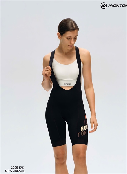 Quần Yếm Women Bib Pants Days Black Chính hãng Monton 2025