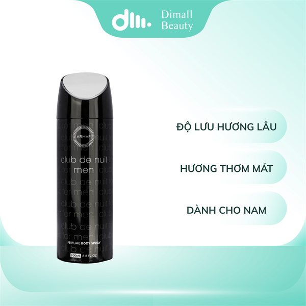 Xịt Khử Mùi Armaf Club De Nuit 200ml
