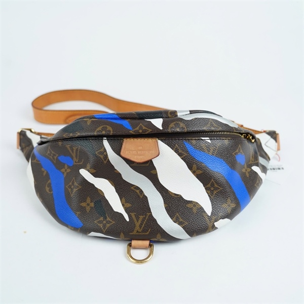 Túi LV Bumbag hoa nâu họa tiết sz22 (miệng túi sz26) (BMC) KG+