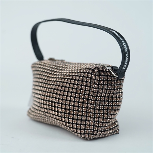 Túi Alexanderwang hồng đính cườm (1913320) sz16 (BQ) KG+