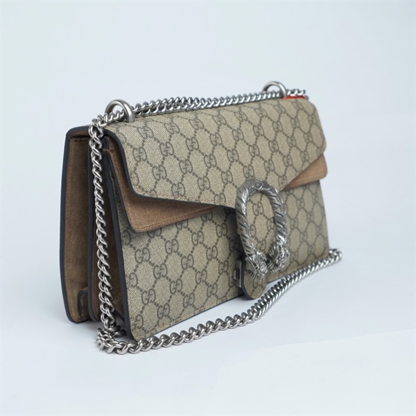 Túi GG Dionysus xám (400249-520981) sz27 (BQ) KG+