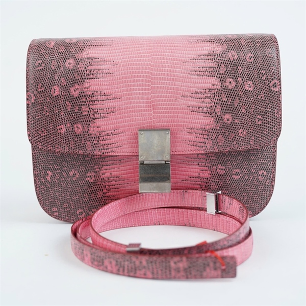 Túi Celine Lizard hồng sz23 (BMC) KG+