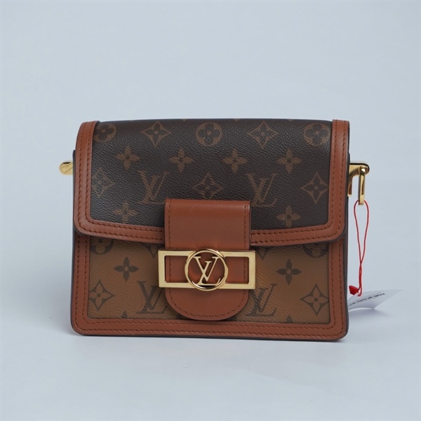 Túi LV Dauphine hoa nâu (GI0169) sz19 (BQ) KG+
