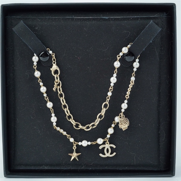 Dây chuyền Chanel đính ngọc (BQ) KG+