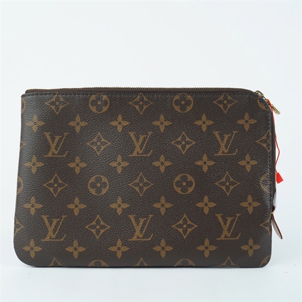 Túi LV Clutch hoa nâu (TY4179)sz24 (BQ) KG+